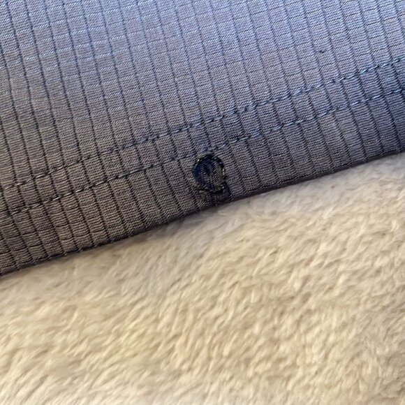 Nordictrack Mens Athletic Shorts Large Gray & Blue With Elastic Waistband - Picture 8 of 11